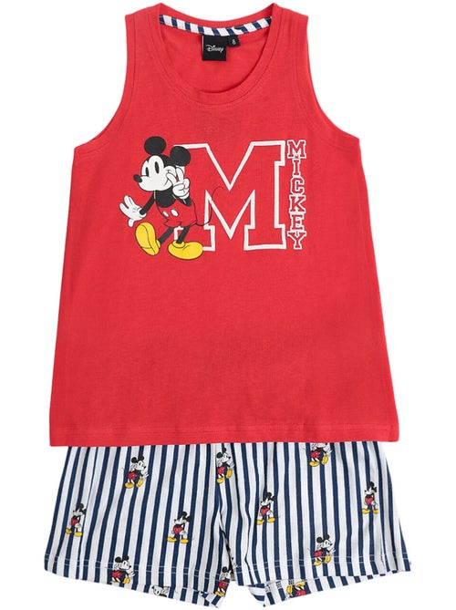 DISNEY Mickey Ny Pigiama estivo senza maniche per bambine - Kiabi DISNEY Mickey Ny Pigiama estivo senza maniche per bambine - Kiabi