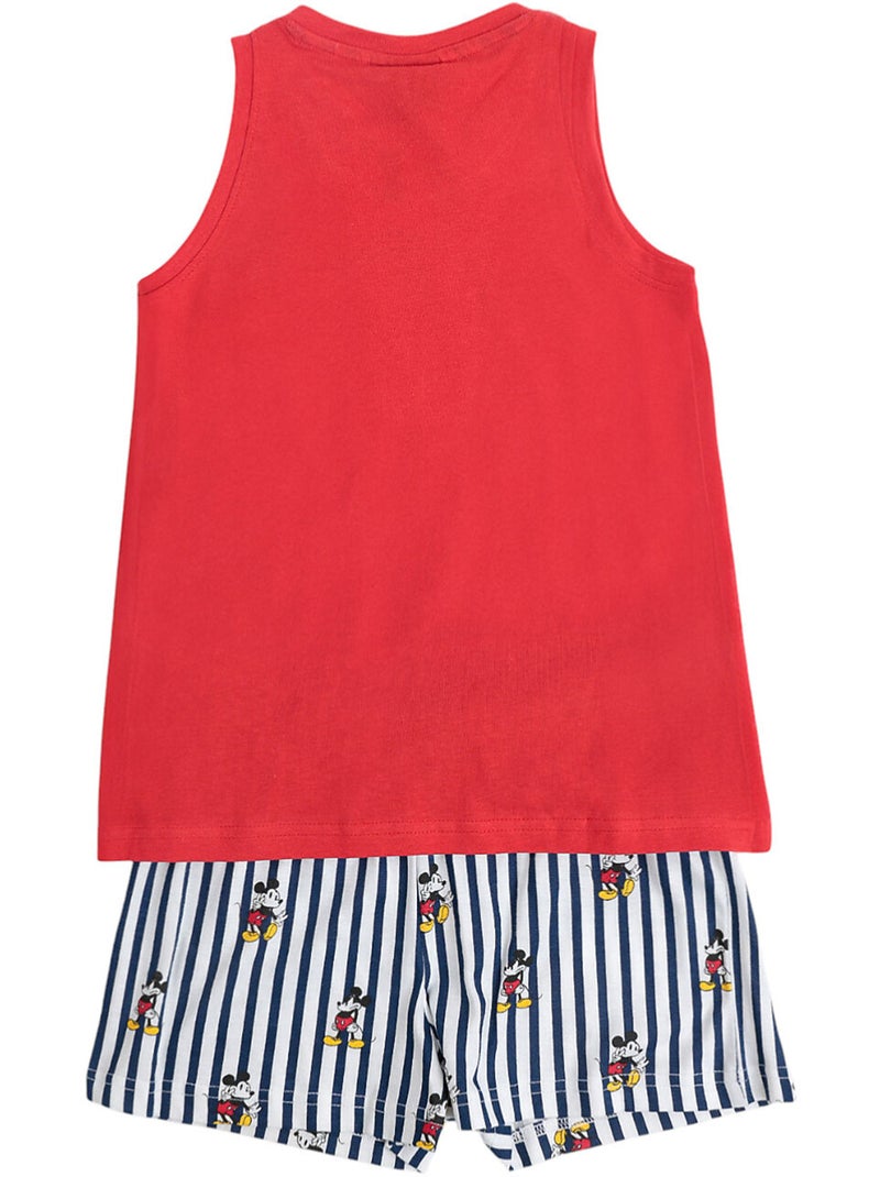 DISNEY Mickey Ny Pigiama estivo senza maniche per bambine Rosso - Kiabi