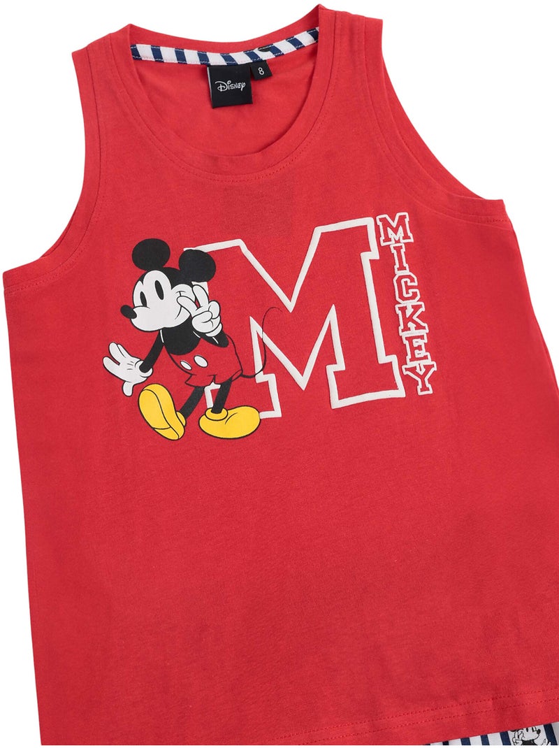 DISNEY Mickey Ny Pigiama estivo senza maniche per bambine Rosso - Kiabi