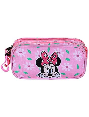 Disney minnie mouse blooming astuccio trick fan 2.2, rosa