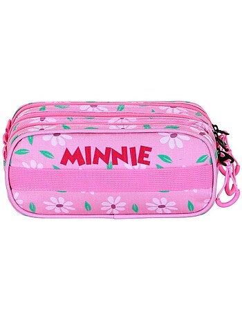 Disney minnie mouse blooming astuccio trick fan 2.2, rosa