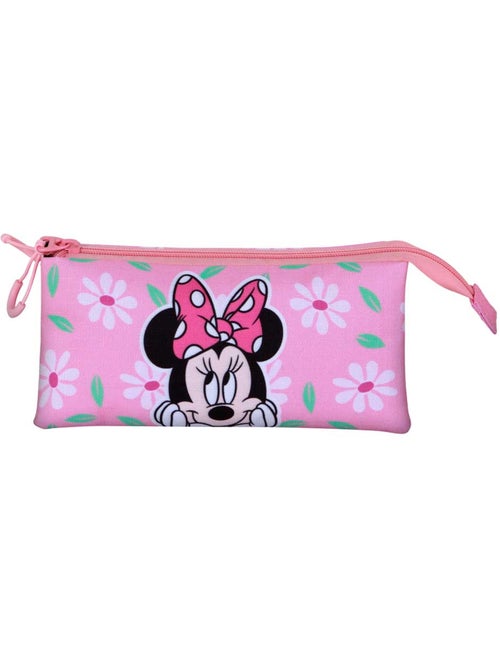 Disney Minnie Mouse Blooming Astuccio Triplo, Rosa - Kiabi