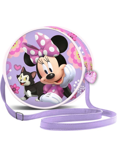 Disney minnie mouse cat borsa a tracolla rotonda, lilla - Kiabi