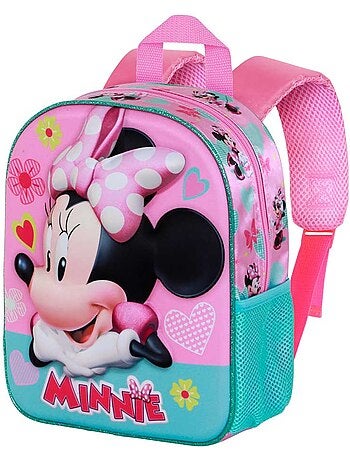 Disney minnie mouse charm zainetto 3d elite, rosa