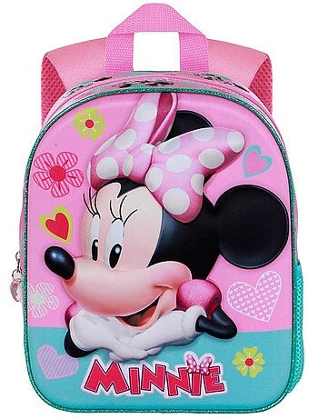 Disney minnie mouse charm zainetto 3d elite, rosa