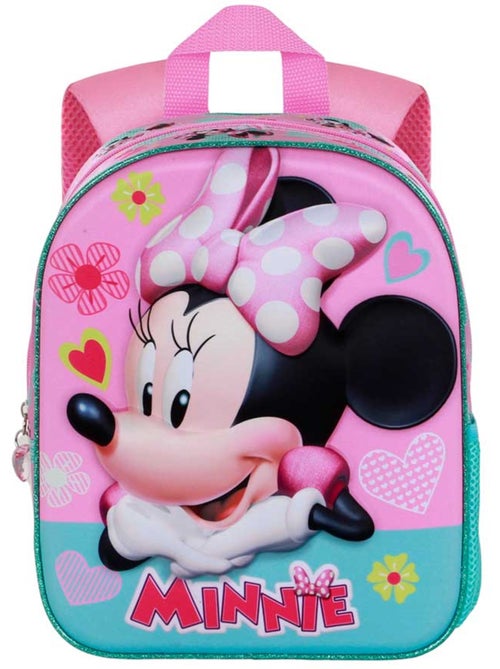 Disney Minnie Mouse Charm Zainetto 3D Elite, Rosa - Kiabi