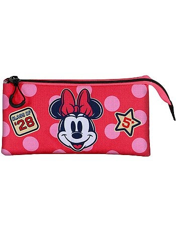 Disney minnie mouse class astuccio triplo, rosa