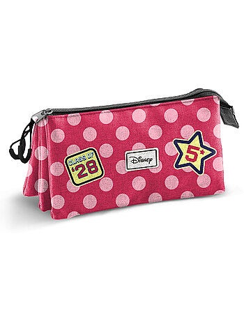 Disney minnie mouse class astuccio triplo, rosa