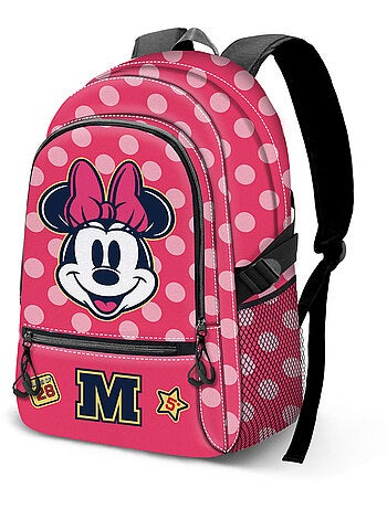 Disney minnie mouse class zaino fight fan 2.2, rosa