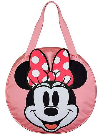 Disney Minnie Mouse Face Borsa da Spiaggia Jumbo, Multicolore