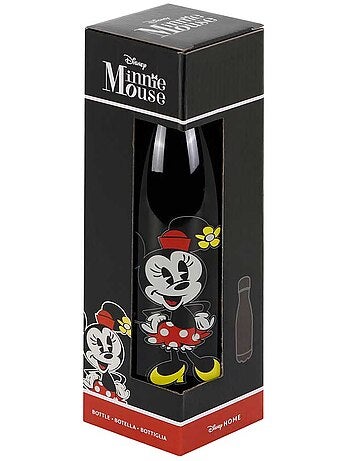 Disney Minnie Mouse Face Bottiglia Tritan, Multicolore
