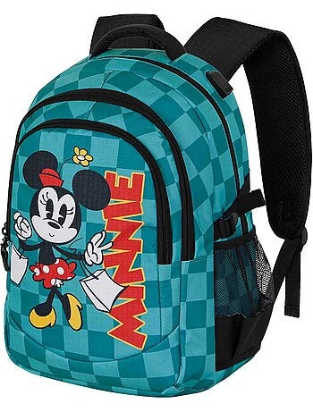 Disney minnie mouse indigo zaino running plus, turchese