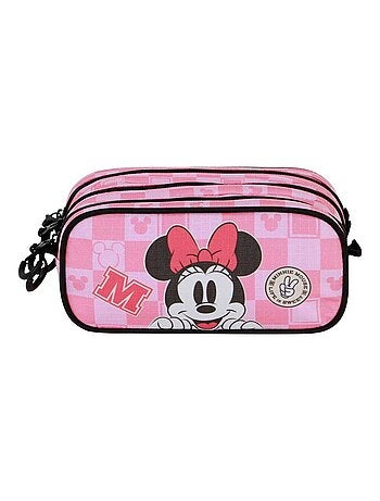 Disney Minnie Mouse Journey Astuccio Trick FAN 2.2, Rosa