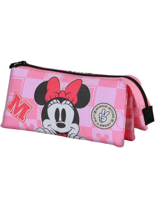 Disney Minnie Mouse Journey Astuccio Triplo, Rosa - Kiabi