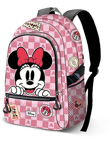 Disney minnie mouse journey zaino fight fan 2.2, rosa