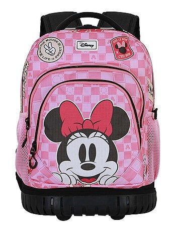 Disney minnie mouse journey zaino trolley gts fan, rosa