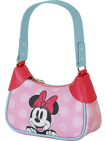 Disney Minnie Mouse Ribbon Borsa Fancy Casual, Rosa