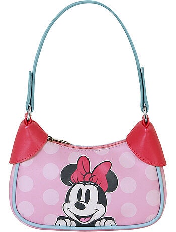 Disney Minnie Mouse Ribbon Borsa Fancy Casual, Rosa