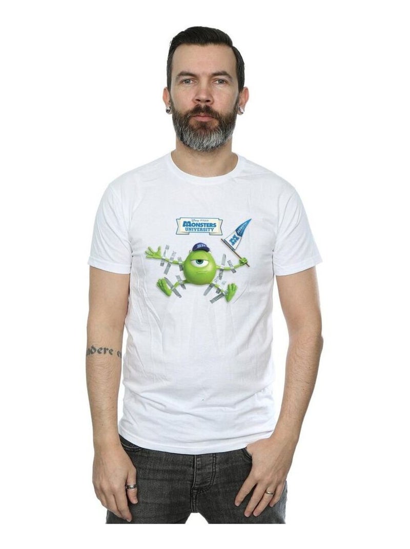 Disney Monsters University Maglietta Mike Uomo Bianco - Kiabi