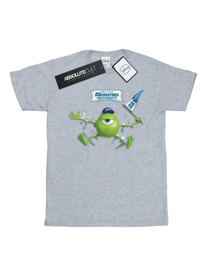 Disney Monsters University Maglietta Mike Uomo Grigio melangiato - Kiabi