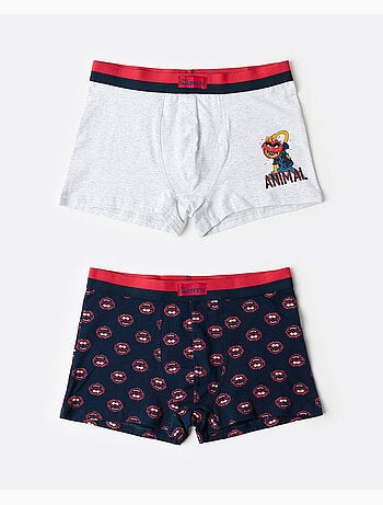 DISNEY MUPPETS Boxer da uomo con animali (confezione da 2)
