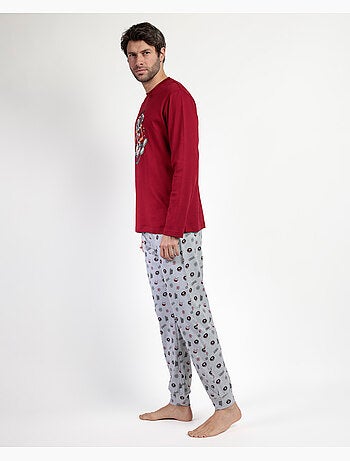 DISNEY MUPPETS Pigiama a maniche lunghe da uomo con batterista animale