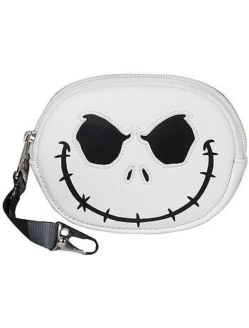 Disney Nightmare Before Christmas Bone Portamonete Pill, Bianco