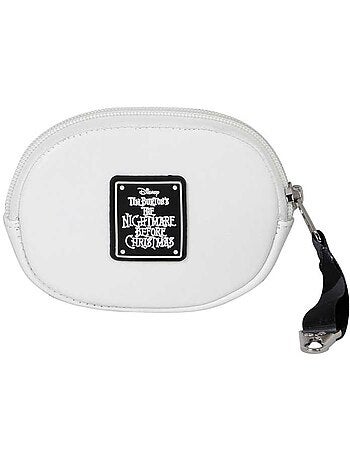 Disney Nightmare Before Christmas Bone Portamonete Pill, Bianco