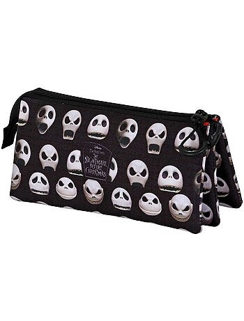 Disney nightmare before christmas face astuccio triplo, nero
