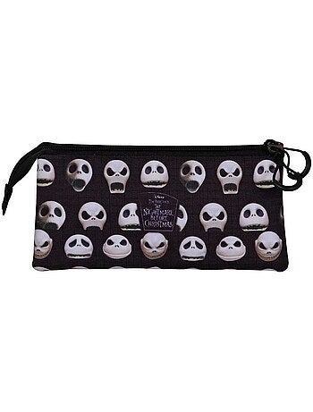 Disney nightmare before christmas face astuccio triplo, nero