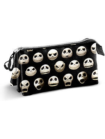 Disney nightmare before christmas face astuccio triplo, nero