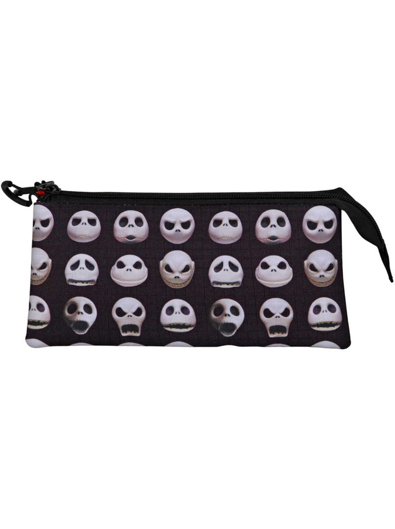 Disney Nightmare Before Christmas Face Astuccio Triplo, Nero Nero - Kiabi