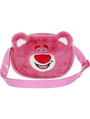 Disney Orso Lotso Strawberry Mini Borsa a Tracolla Plush, Rosa
