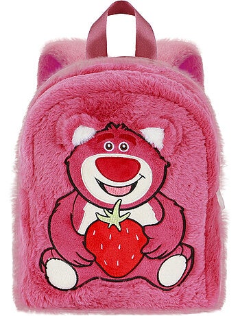 Disney orso lotso strawberry zaino plush, rosa