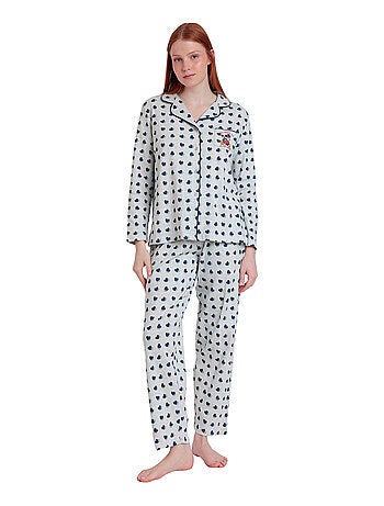 DISNEY Pigiama aperto a maniche lunghe You Make Me Love da donna