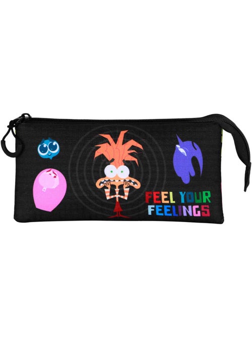 Disney Pixar Inside Out 2 Feeling Astuccio Triplo, Multicolore - Kiabi Disney Pixar Inside Out 2 Feeling Astuccio Triplo, Multicolore - Kiabi