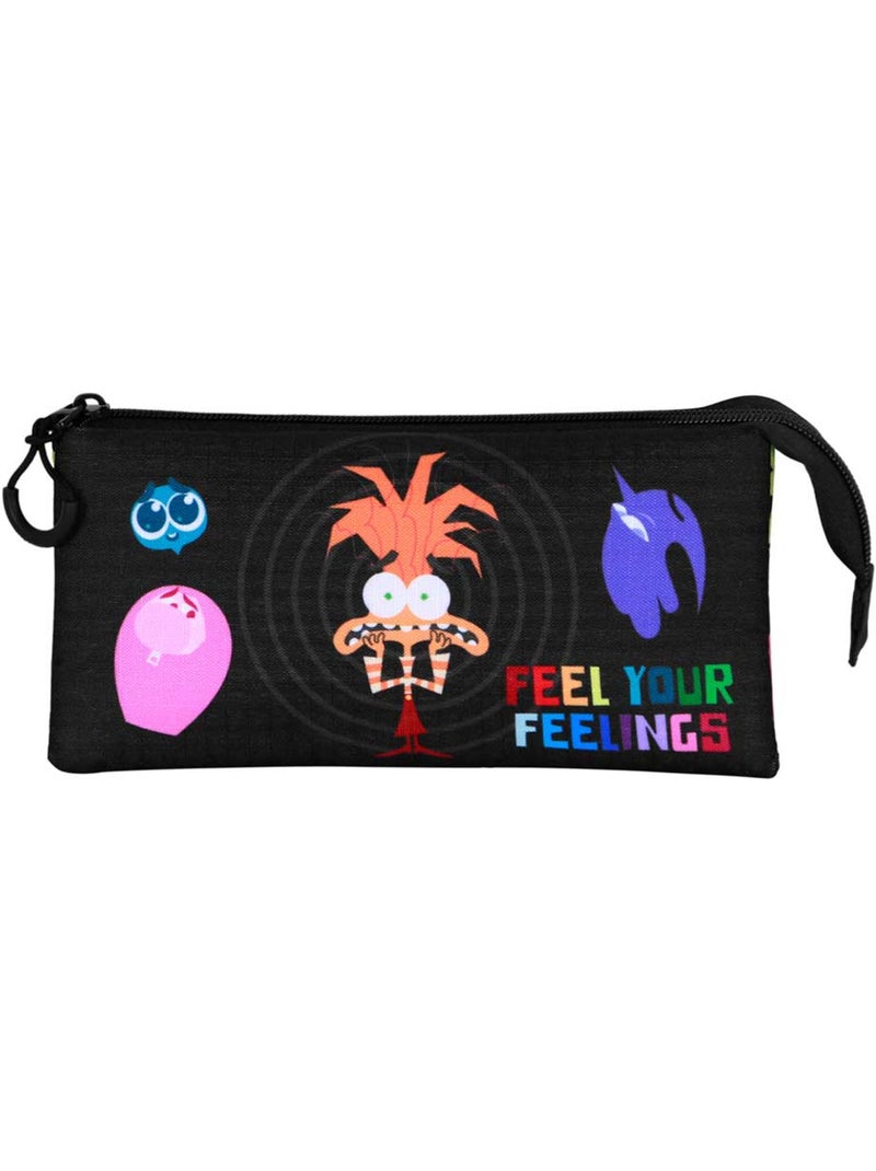Disney Pixar Inside Out 2 Feeling Astuccio Triplo, Multicolore Multicolore - Kiabi