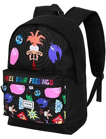 Disney pixar inside out 2 feeling zaino hs fan 2.2, multicolore