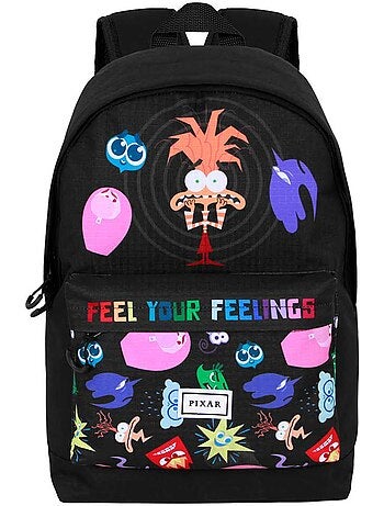 Disney pixar inside out 2 feeling zaino hs fan 2.2, multicolore