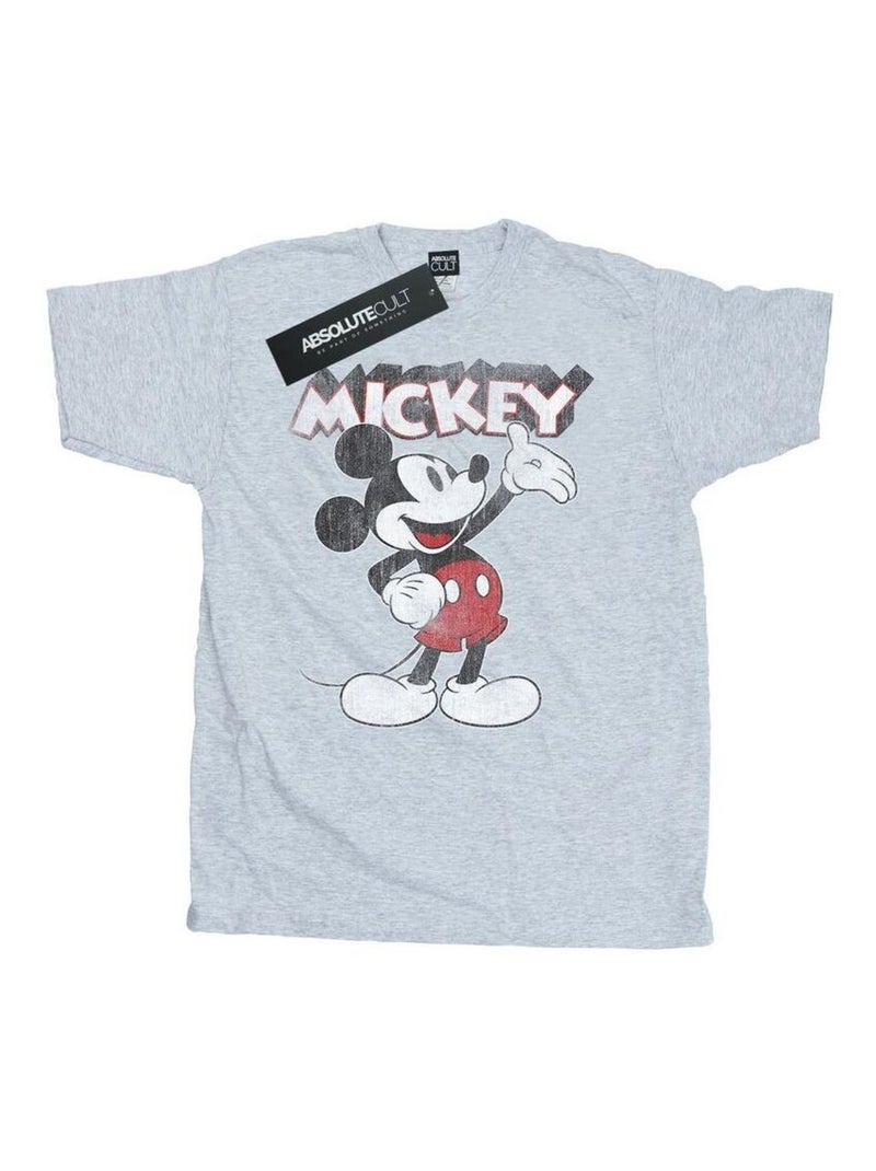 Disney Presents Maglietta Topolino Uomo Grigio melangiato - Kiabi
