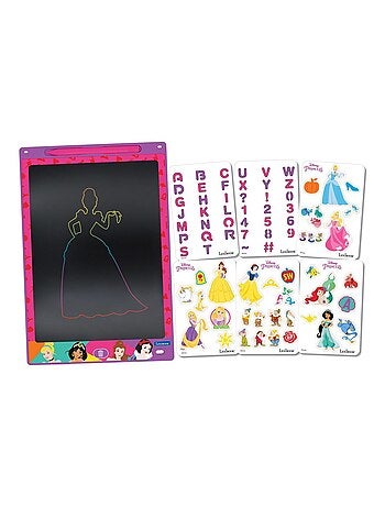 Disney Princess 11'' multicolore per imparare a disegnare con la tavoletta E-ink e gli stampini