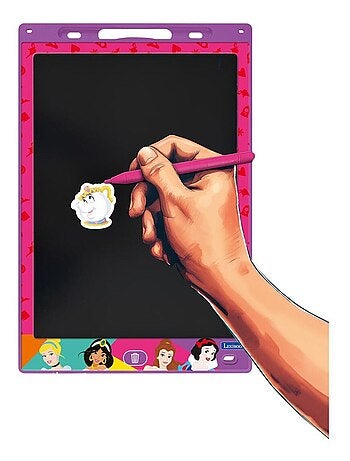 Disney Princess 11'' multicolore per imparare a disegnare con la tavoletta E-ink e gli stampini