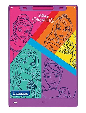 Disney Princess 11'' multicolore per imparare a disegnare con la tavoletta E-ink e gli stampini