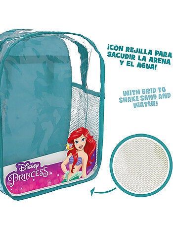 Disney princess beach cube con accessori e zaino