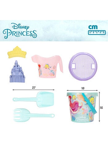 Disney princess beach cube con accessori e zaino