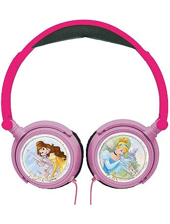 Disney Princesse Cuffia stereo a filo pieghevole con limitazione sicura del volume