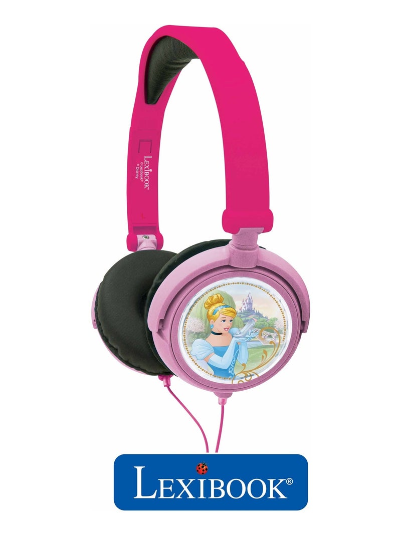 Disney Princesse Cuffia stereo a filo pieghevole con limitazione sicura del volume Rosa - Kiabi
