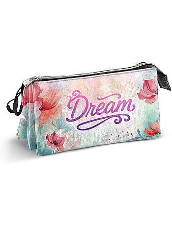 Disney principesse dream astuccio triplo, rosa