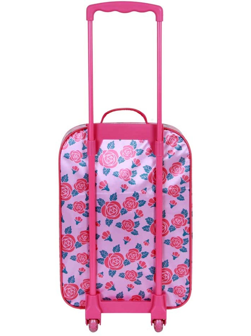 Disney Principesse Flowers Valigia Trolley Soft 3D, Rosa Rosa - Kiabi