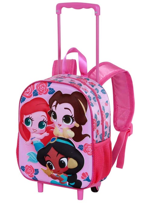 Disney Principesse Flowers Zainetto 3D con Ruote Piccolo, Rosa - Kiabi Disney Principesse Flowers Zainetto 3D con Ruote Piccolo, Rosa - Kiabi